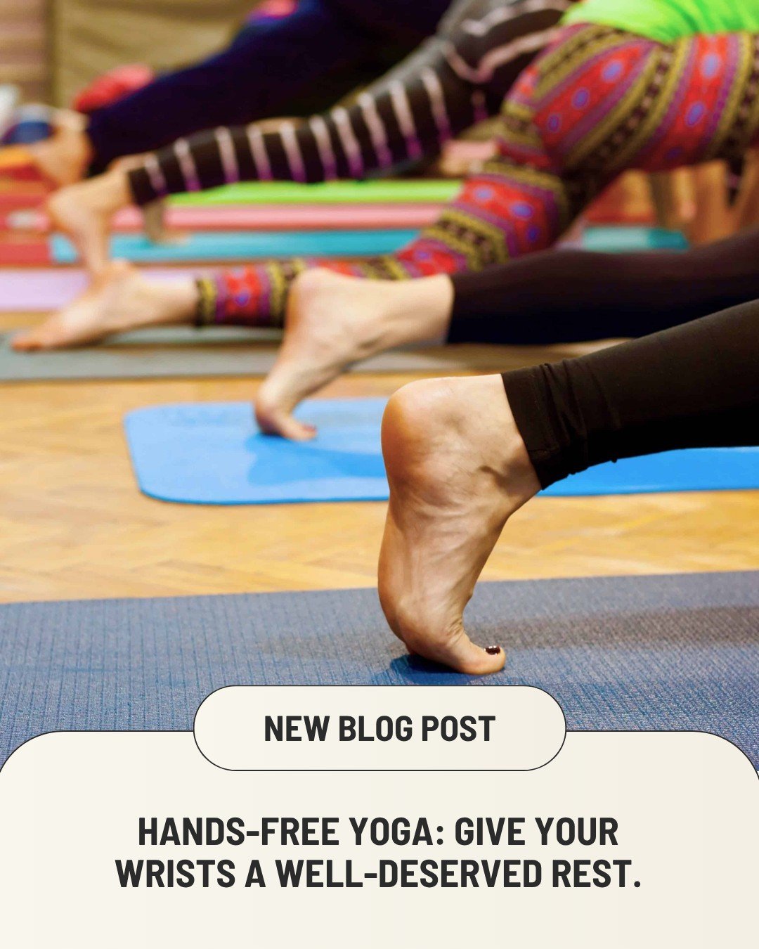 Hands-free yoga isn&rsquo;t a watered down version of the &ldquo;real thing&rdquo; - it&rsquo;s the perfect way to add variety to your practice, while giving your wrists a rest.

Even if you don&rsquo;t have wrist pain, you&rsquo;ll still enjoy this 