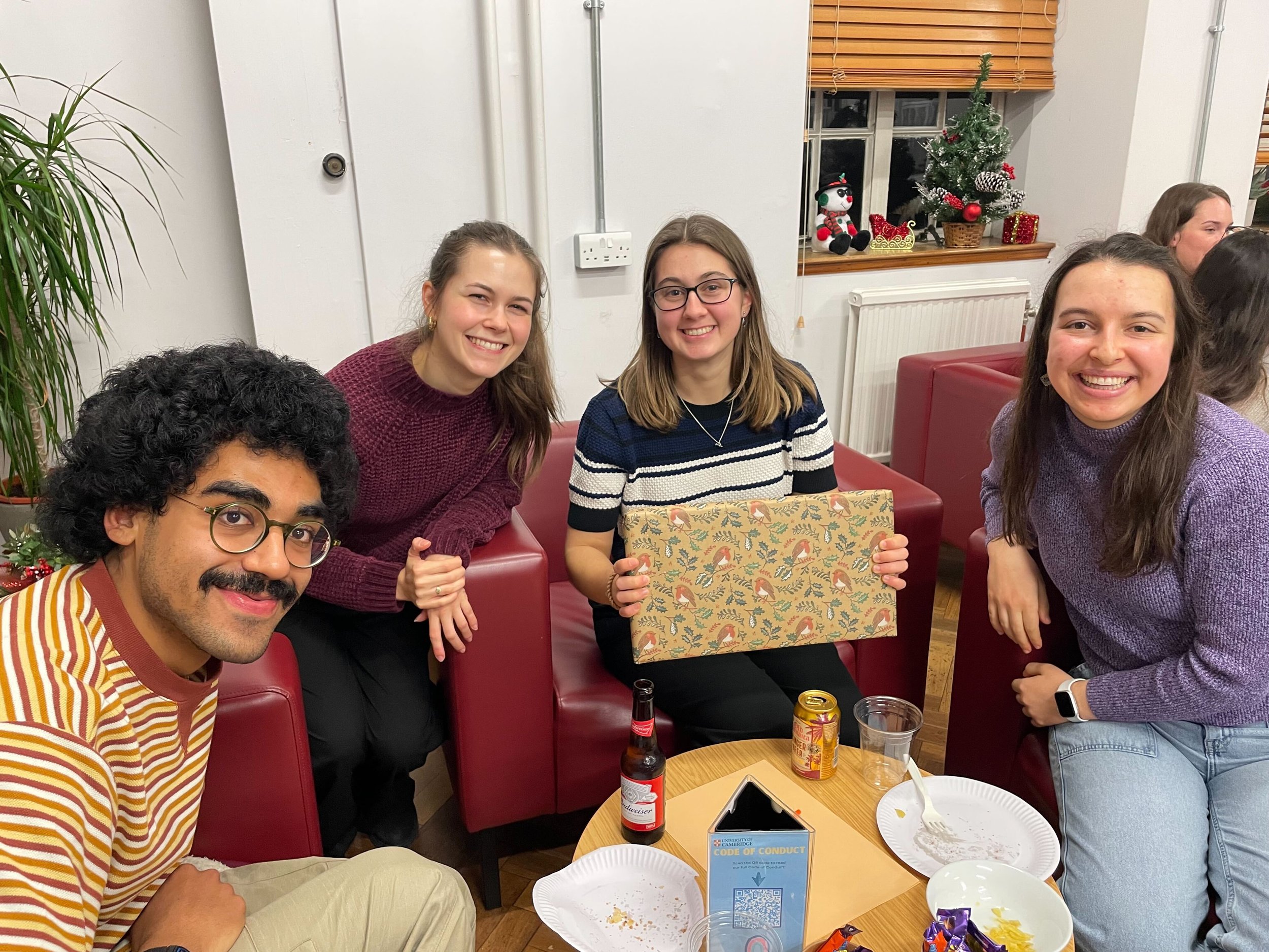 We won pathology department Christmas trivia!