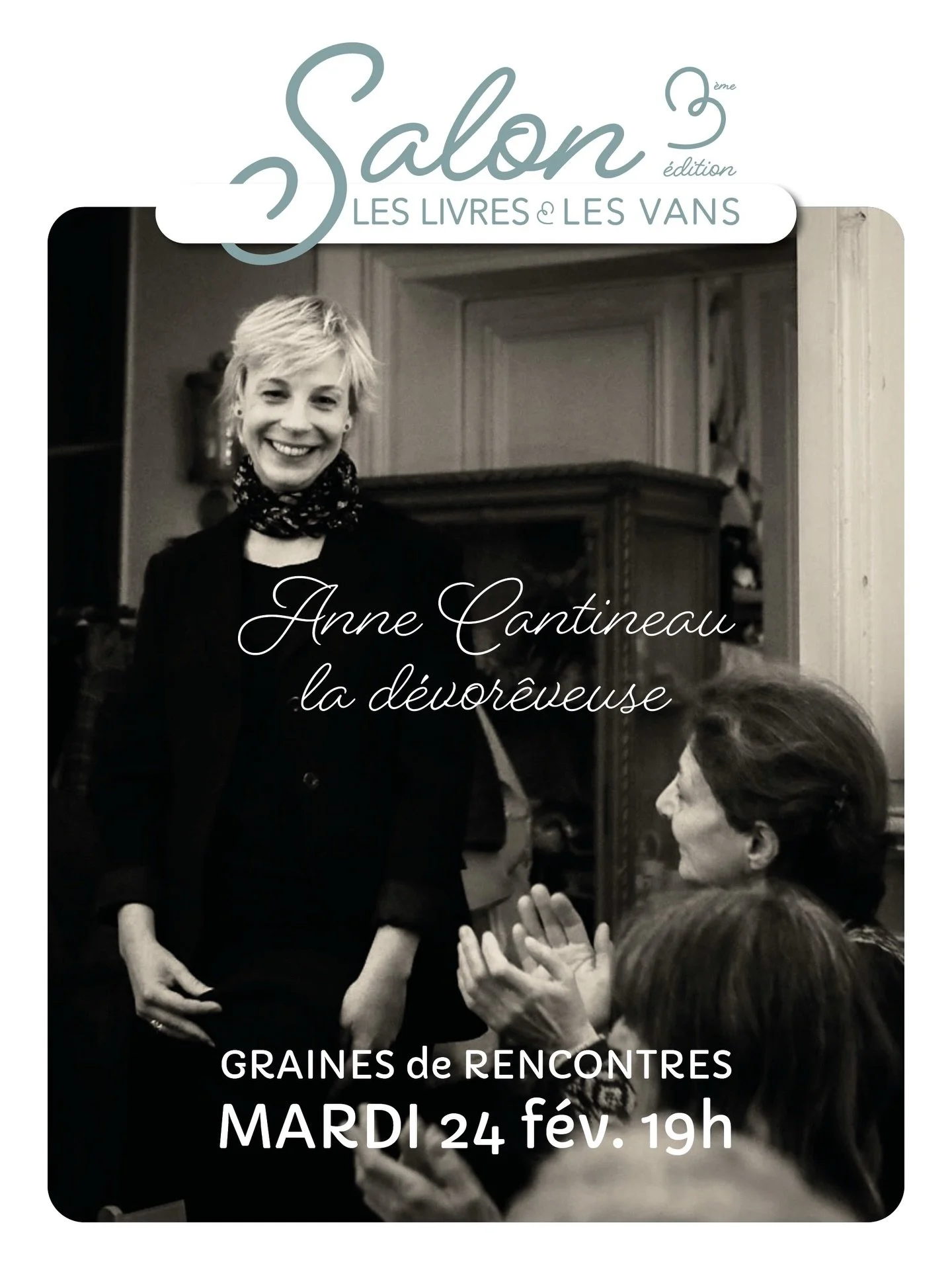 🌙 Anne Cantineau &ndash; La D&eacute;vor&ecirc;veuse Lecture-spectacle chez Graines de Rencontres : un moment suspendu entre voix, r&eacute;cit et imaginaire, pour petits et grands r&ecirc;veurs.
📍 Mardi 24 f&eacute;vrier-19h- spectacle au chapeau 