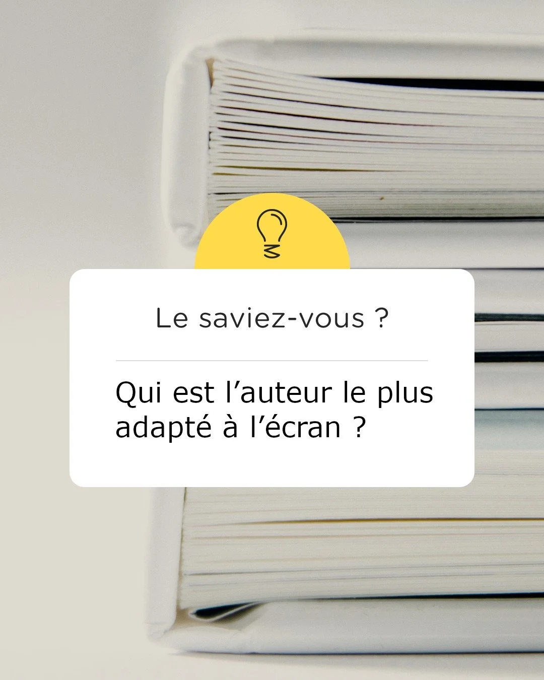 Hamnet, Une bataille apr&egrave;s l'autre, Train Dreams, Frankenstein, des films en comp&eacute;tition ce soir pour les Oscars 2026, tous adapt&eacute;s d'&oelig;uvres litt&eacute;raires. 
Mais savez-vous quel est l'auteur qui a &eacute;t&eacute; le 