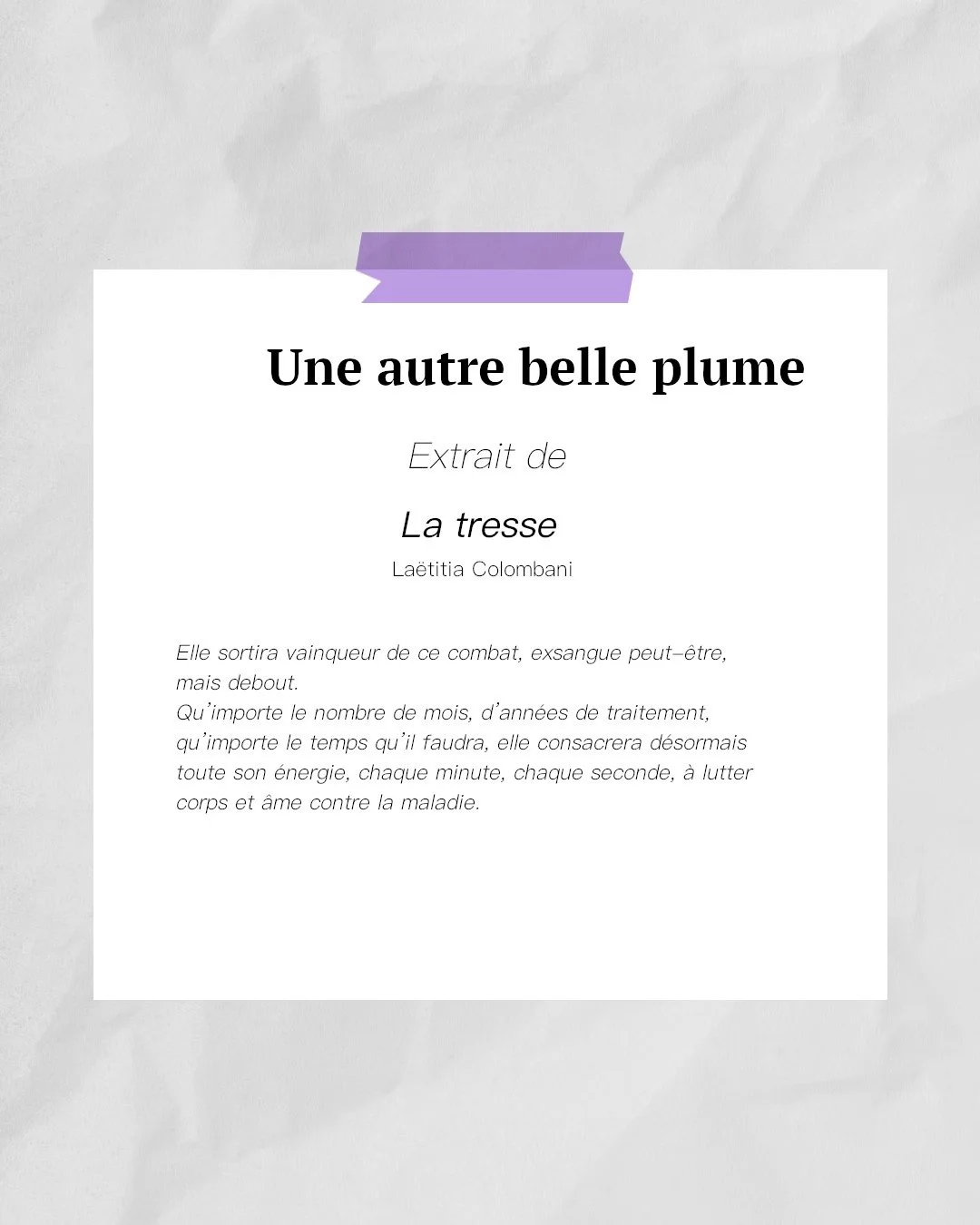 Vous ne l&rsquo;avez toujours pas lu ? Pour vous en convaincre, en voici un r&eacute;sum&eacute; :
En Inde, Smita est une Intouchable. Elle r&ecirc;ve de voir sa fille &eacute;chapper &agrave; sa condition mis&eacute;rable et entrer &agrave; l&rsquo;