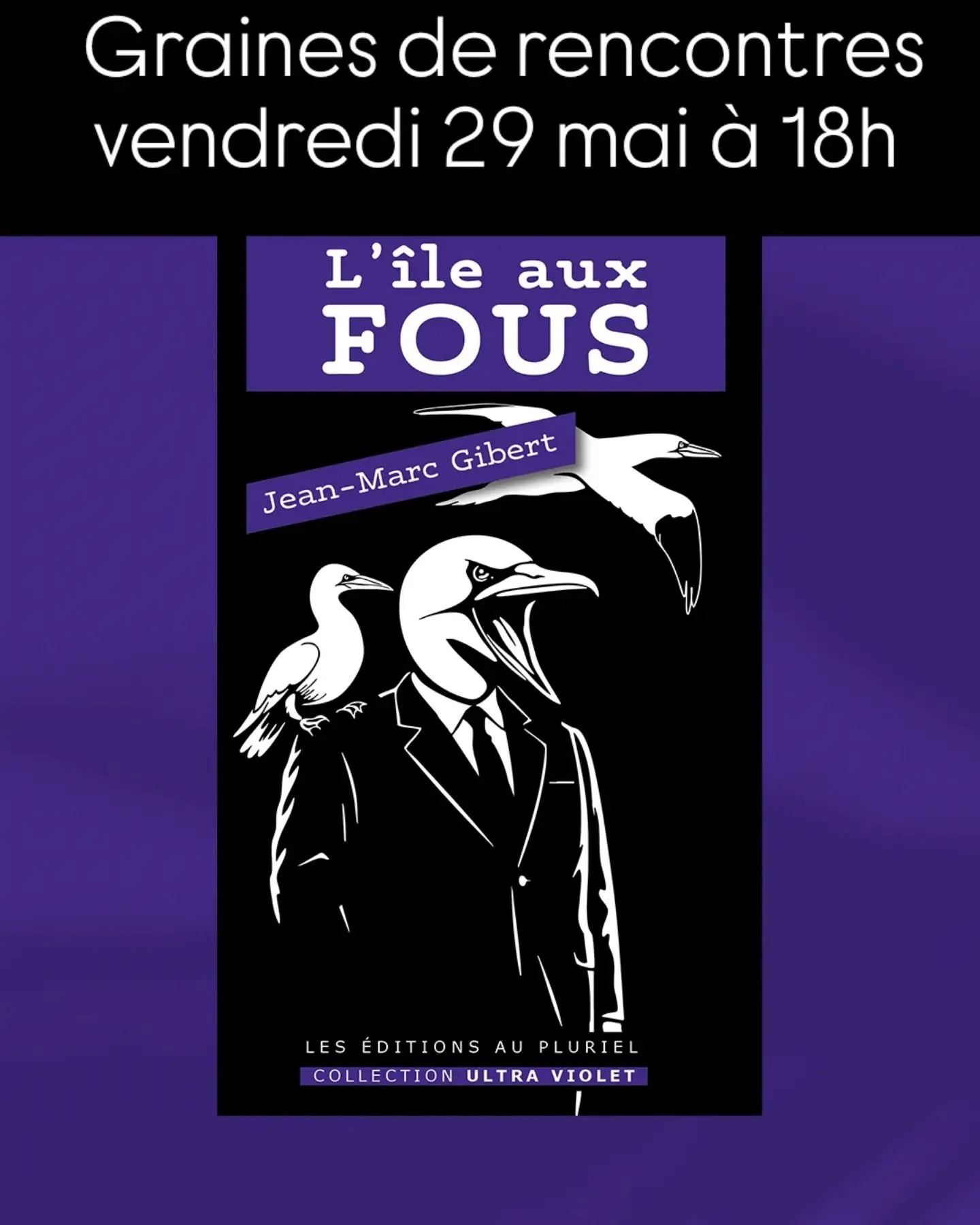 Venez &agrave; la rencontre de Jean-Marc Gibert, auteur de "L'&icirc;le aux fous", le dernier thriller de la collection Ultra Violet des &eacute;ditions au Pluriel.
Suspense et tensions garantis pour cet &eacute;change men&eacute; par l'&ea