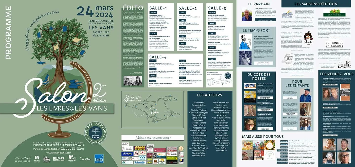 Salon Les livres et Les Vans