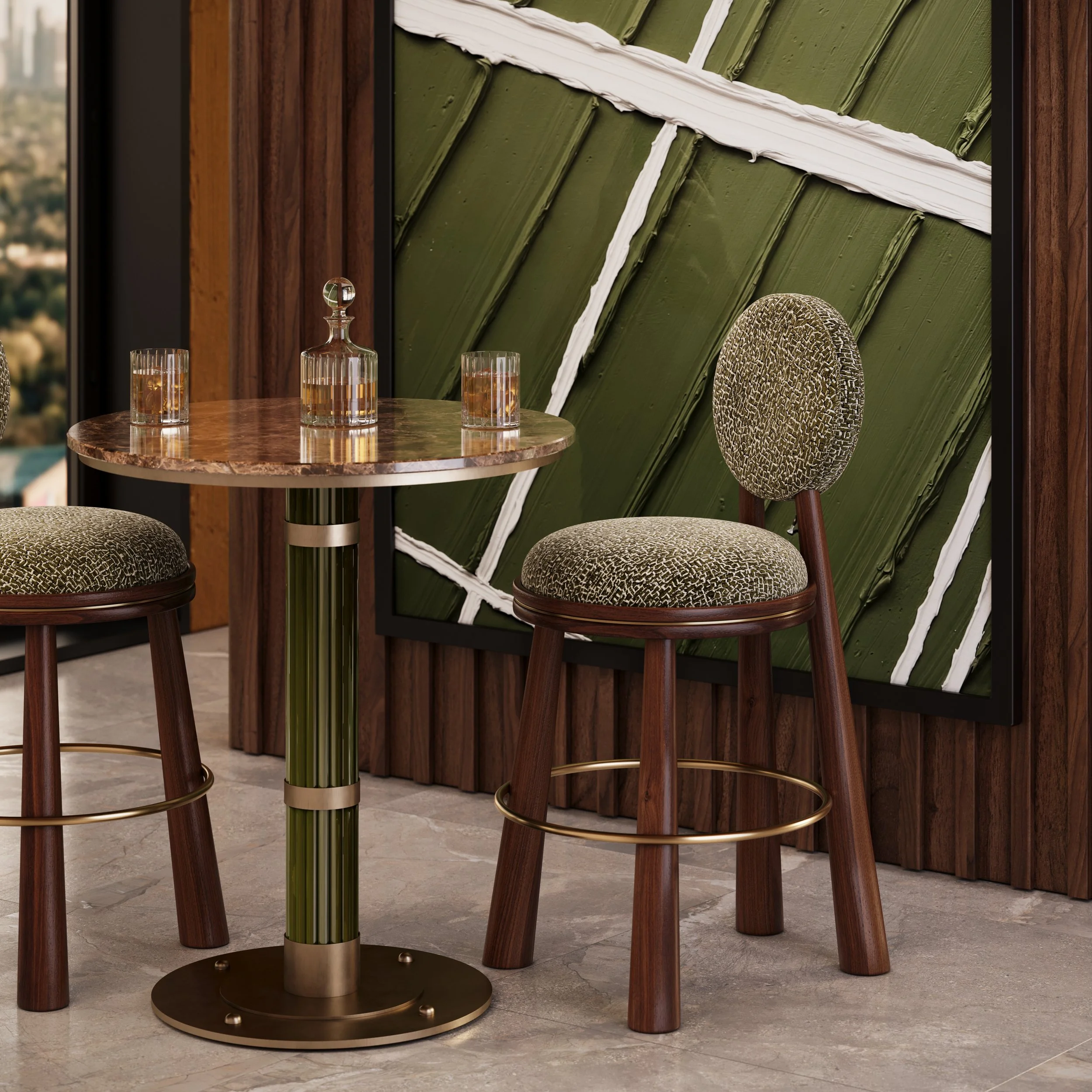 Mouline Bar Stool.