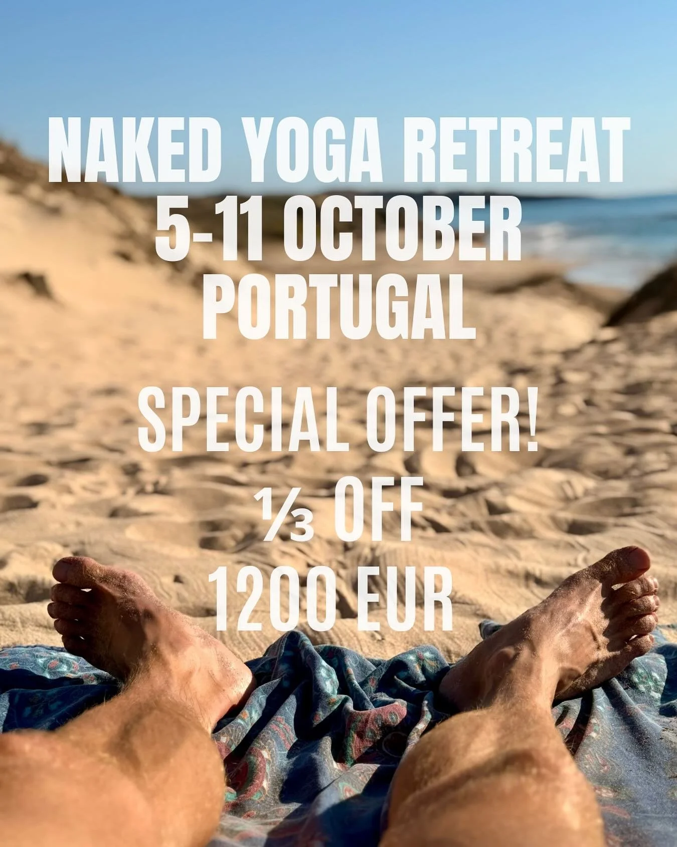 Last chance :) Who feels the call for a last minute late summer naked adventure on Alentejo at @luanuabnb 🍑

Naked yoga, breath work, meditation, coastal hikes, fresh water canyons, Atlantic naked beaches, exquisite food, great company.

Last minute