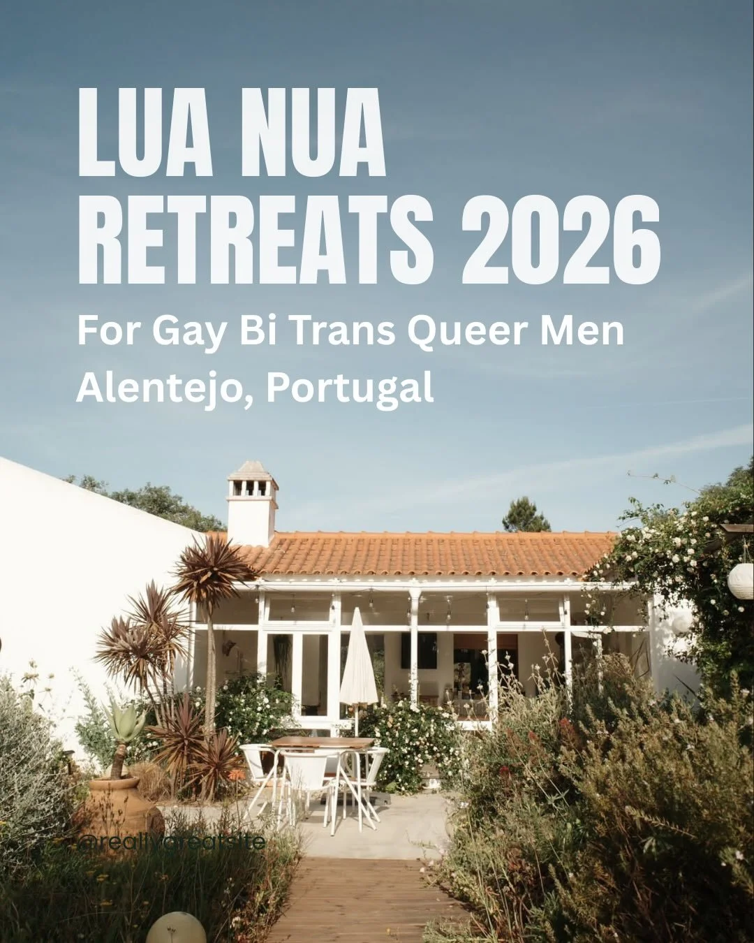 Spring is coming and Portugal is calling. Warm sunshine, wild naked beaches, naked yoga, blue skies and staying at Europe&rsquo;s finest gay guesthouse @luanuabnb 

Last few spots remain and then were sold out. 

DM if you have any questions, have a 
