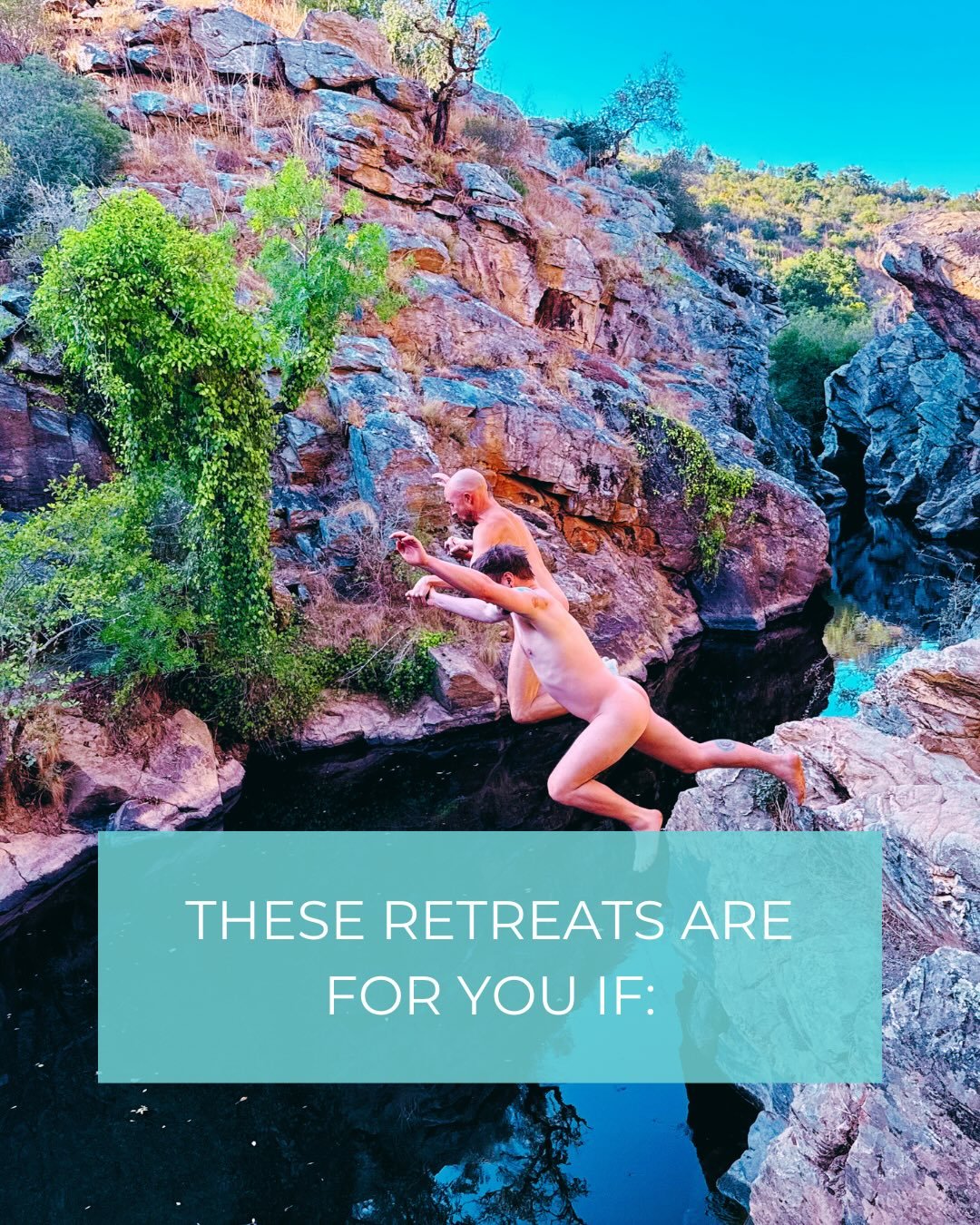 After 10 years of hosting retreats, I have found that this section of the website is probably the most helpful for people when deciding to join a Retreat.

I personally have signed up for retreats and events based on a list of who the event is for, a