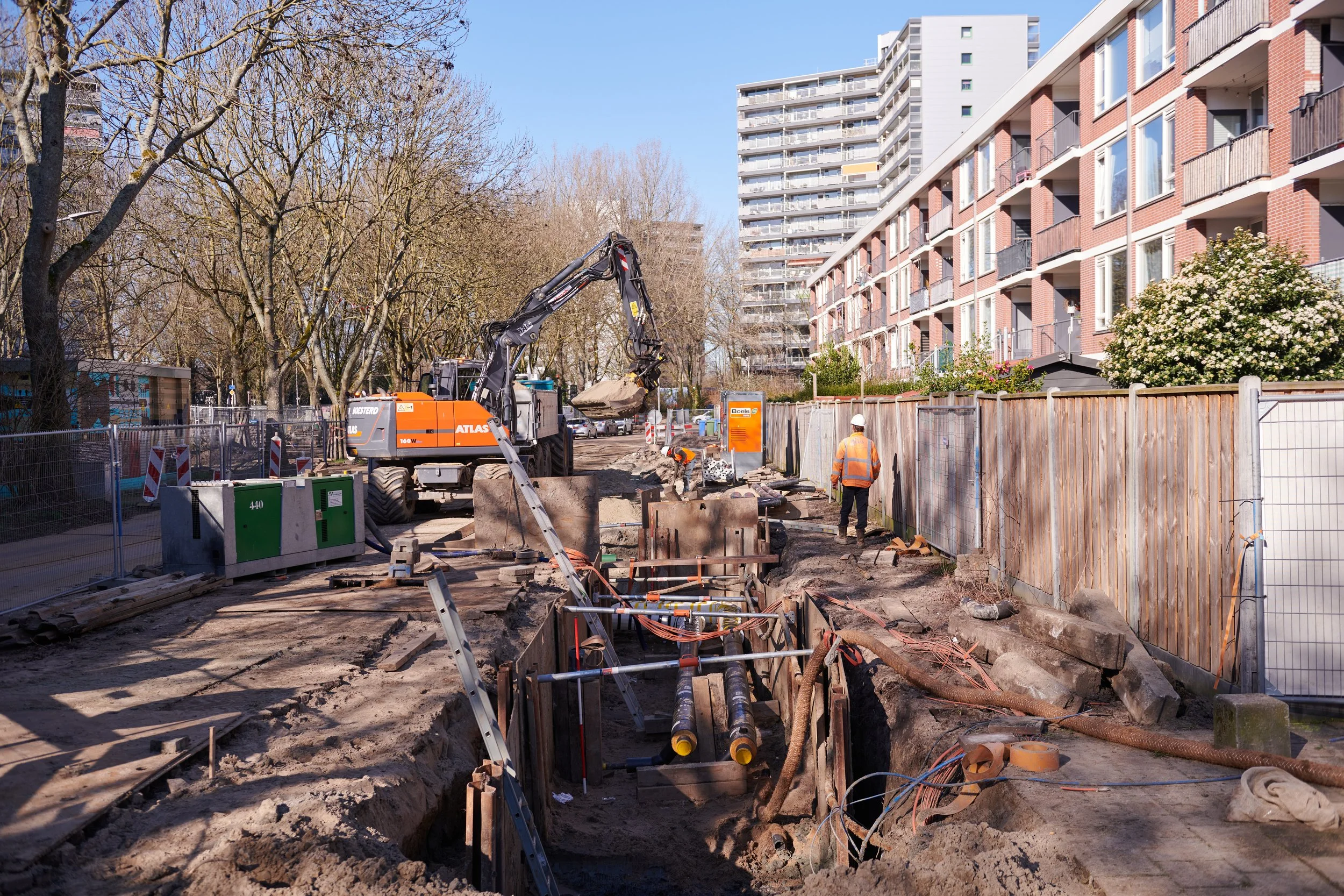 Warmtenet Delft werkzaamheden in Sweelinckstraat foto 2.jpg