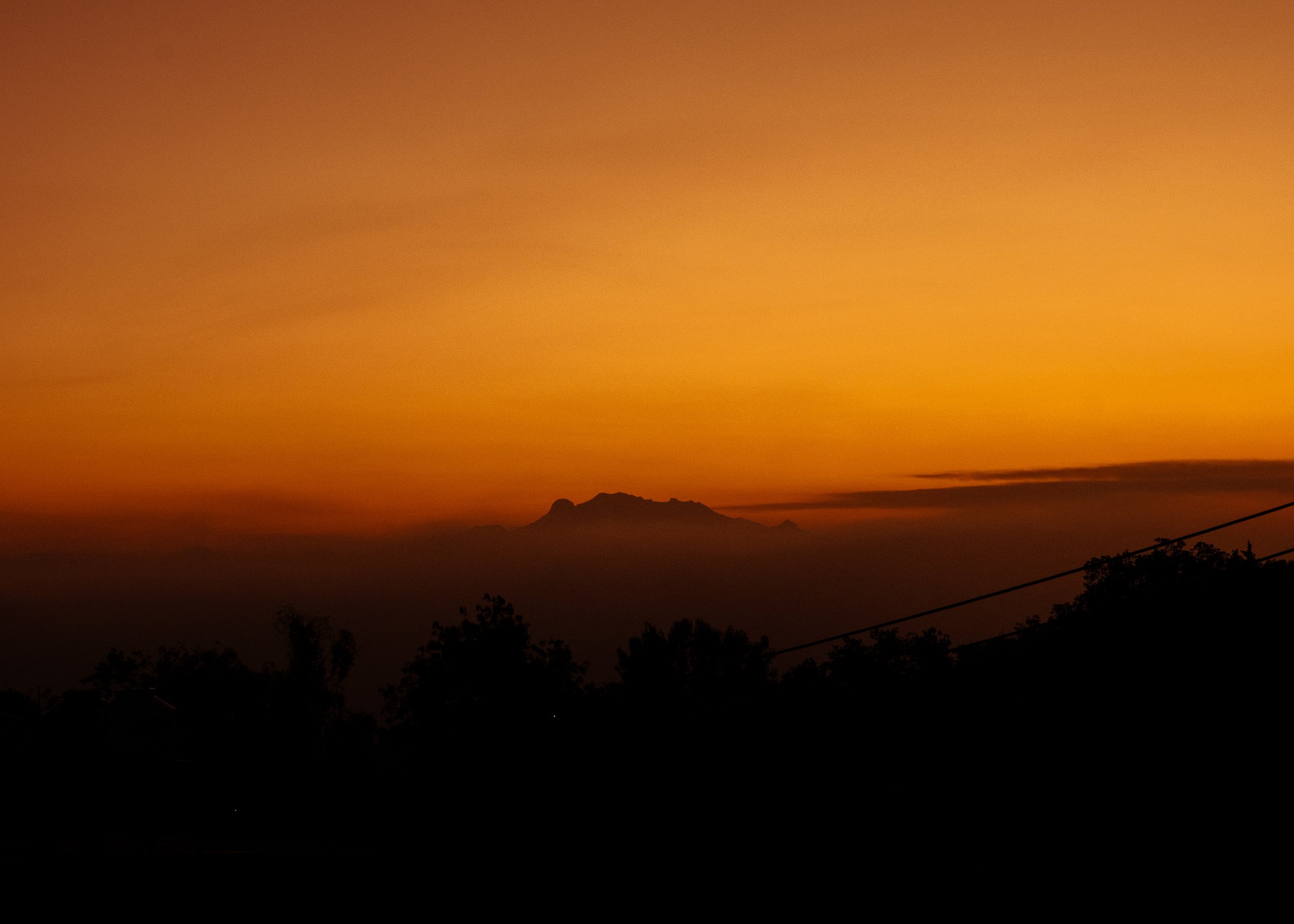"La mujer dormida", Iztaccíhuatl volcano, Mexico.