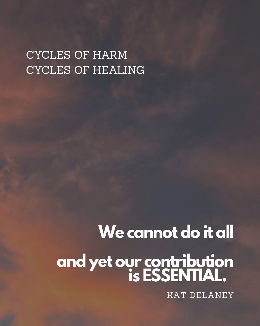 We are living in times when the outer world can appear fragmented, in disarray and broken. The level of violence, polarising opinion and suffering that we are witnessing triggers deep trauma in us, revealing our survival patterns. These patterns were