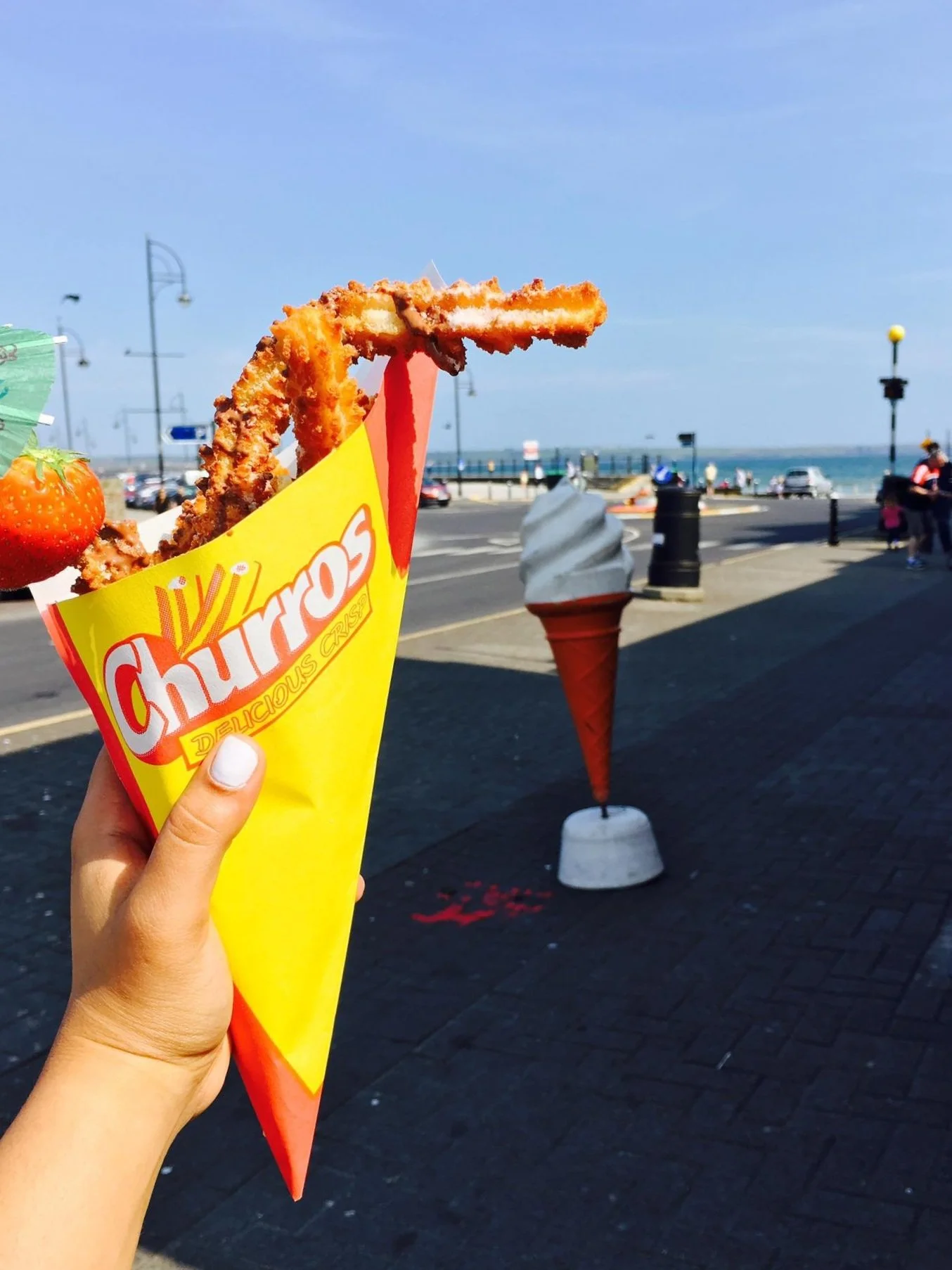 Pipers Churros on the beach in Tramore, Co. Waterford