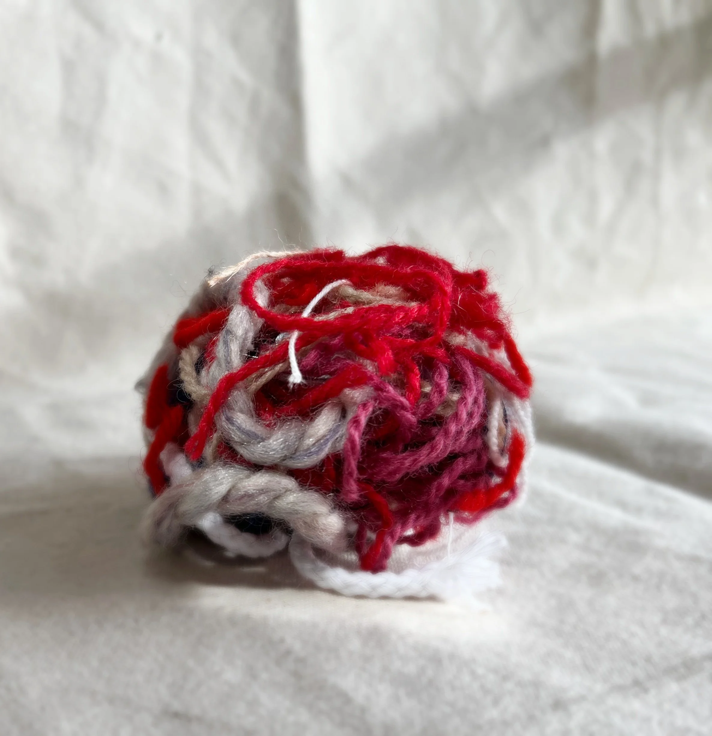 A ball of unpicked yarn