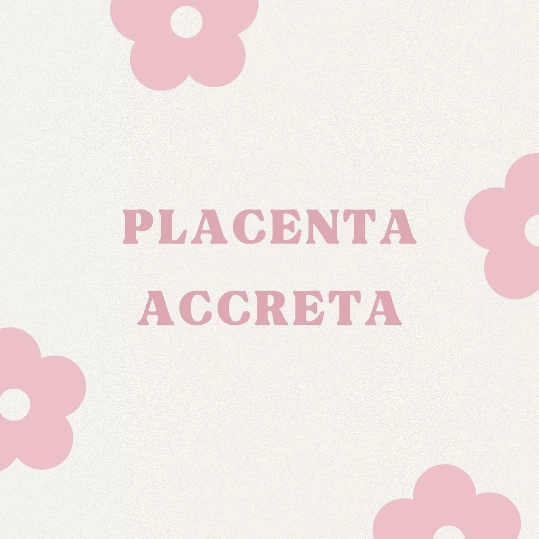 ✨ PLACENTA ACRETA ✨

Placenta accreta spectrum is a serious but rare complication in pregnancy.
It occurs when the placenta invades deeply into the muscle layer of the uterus (womb).
There are three categories:
* Placenta accreta
* Placenta increta
*