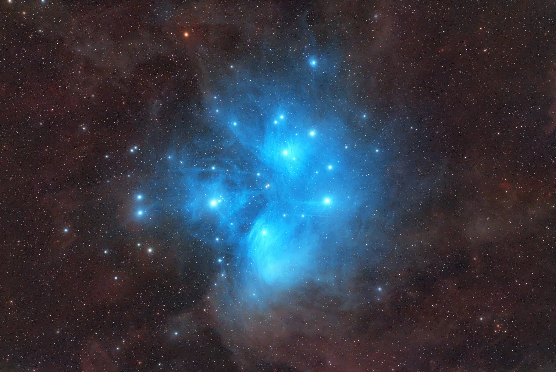 Messier 45 by Iosif Bodnariu