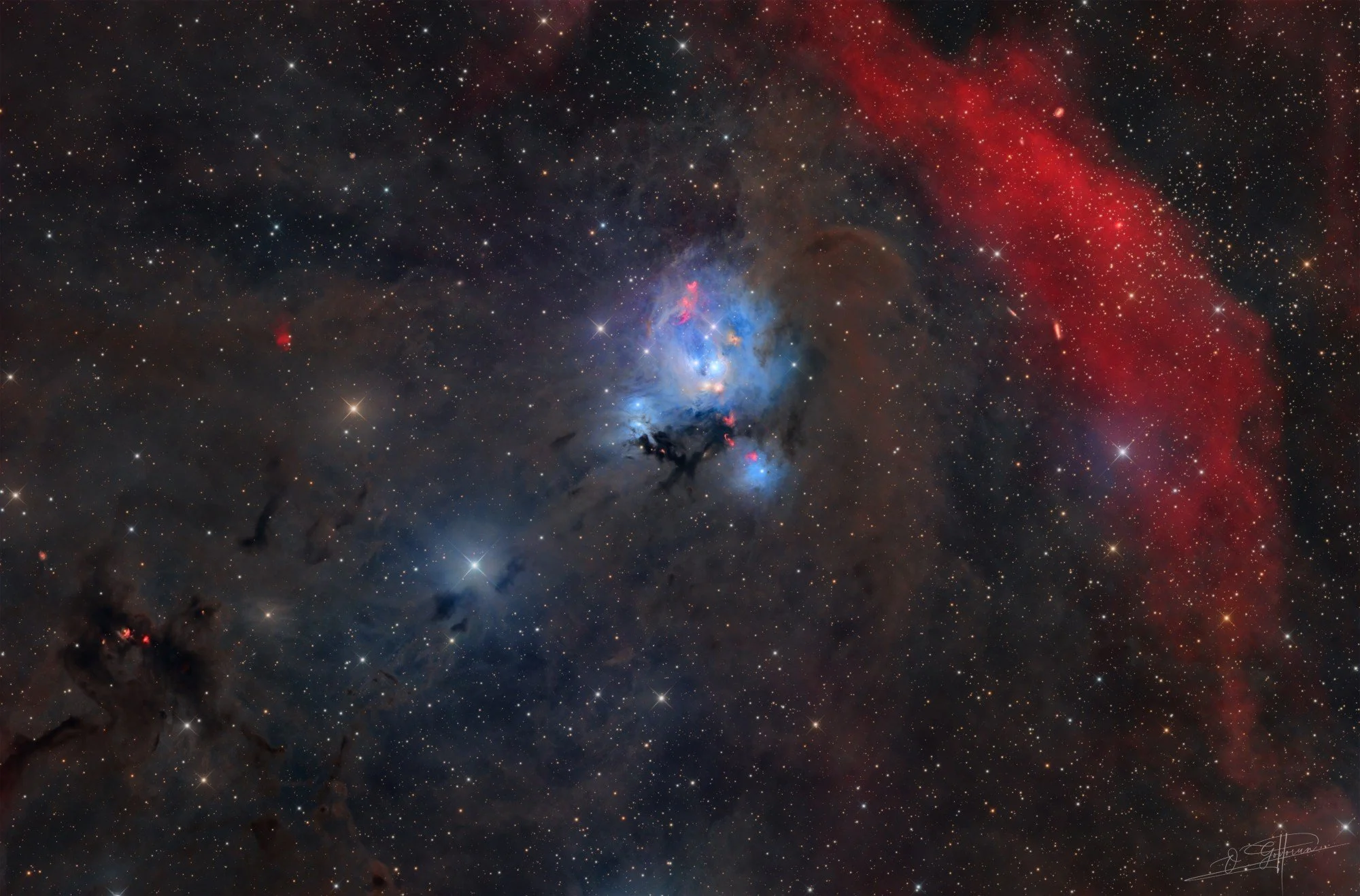 NGC 7129 by Oleksiy Govorun