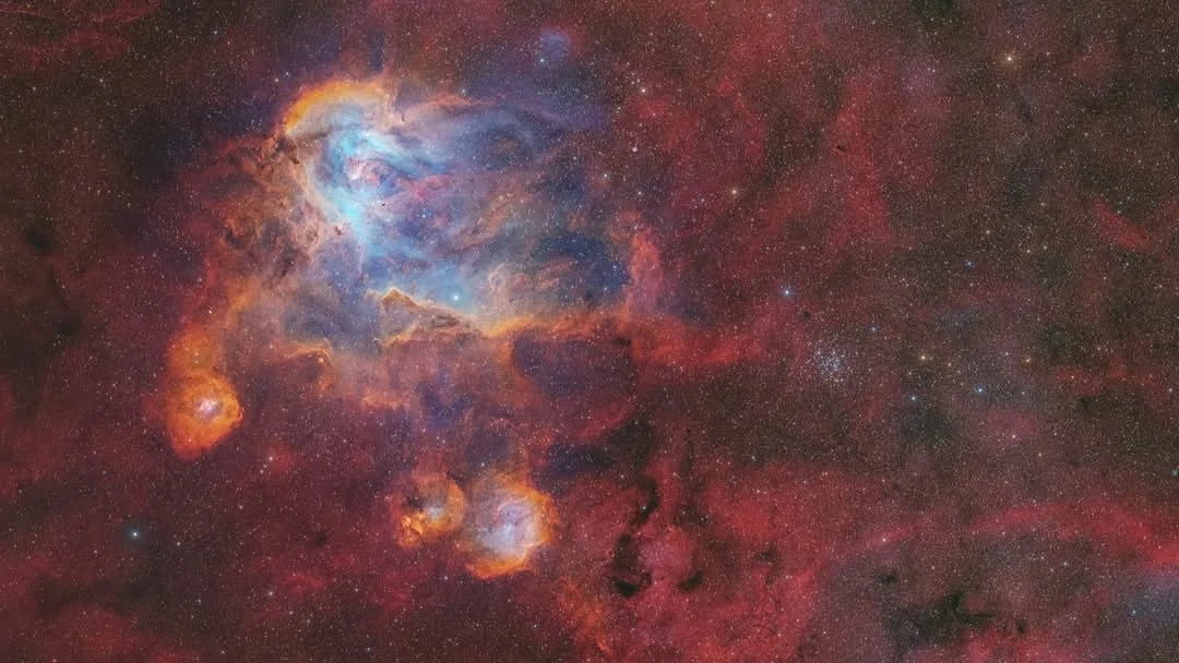 The Running Chicken Nebula by Steeve Body
