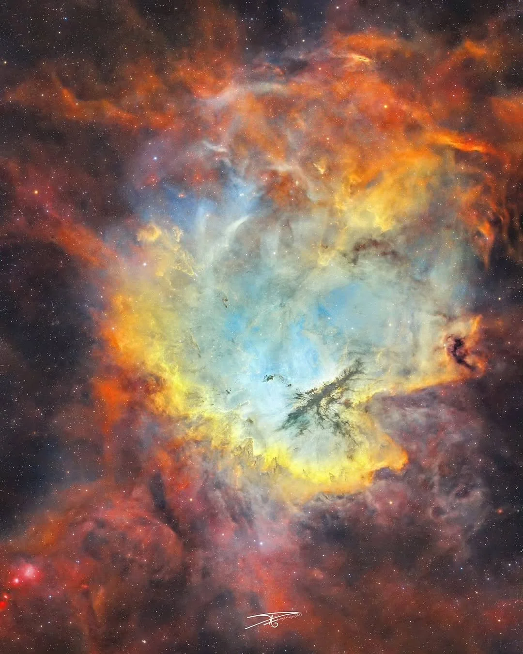 The Pacman Nebula by Riccardo Pacini