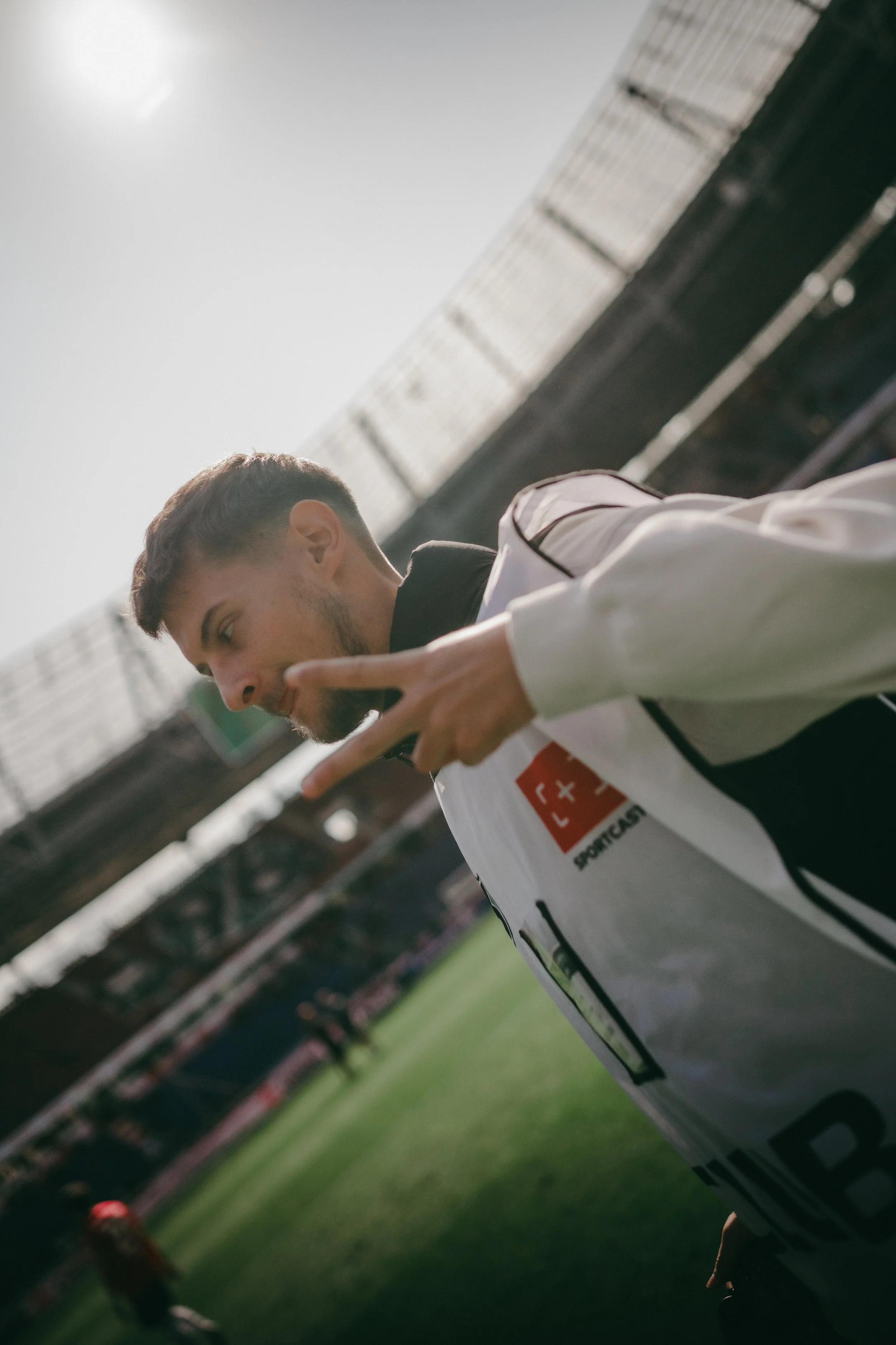 Lennard Stefke in der Heinz von Heiden Arena