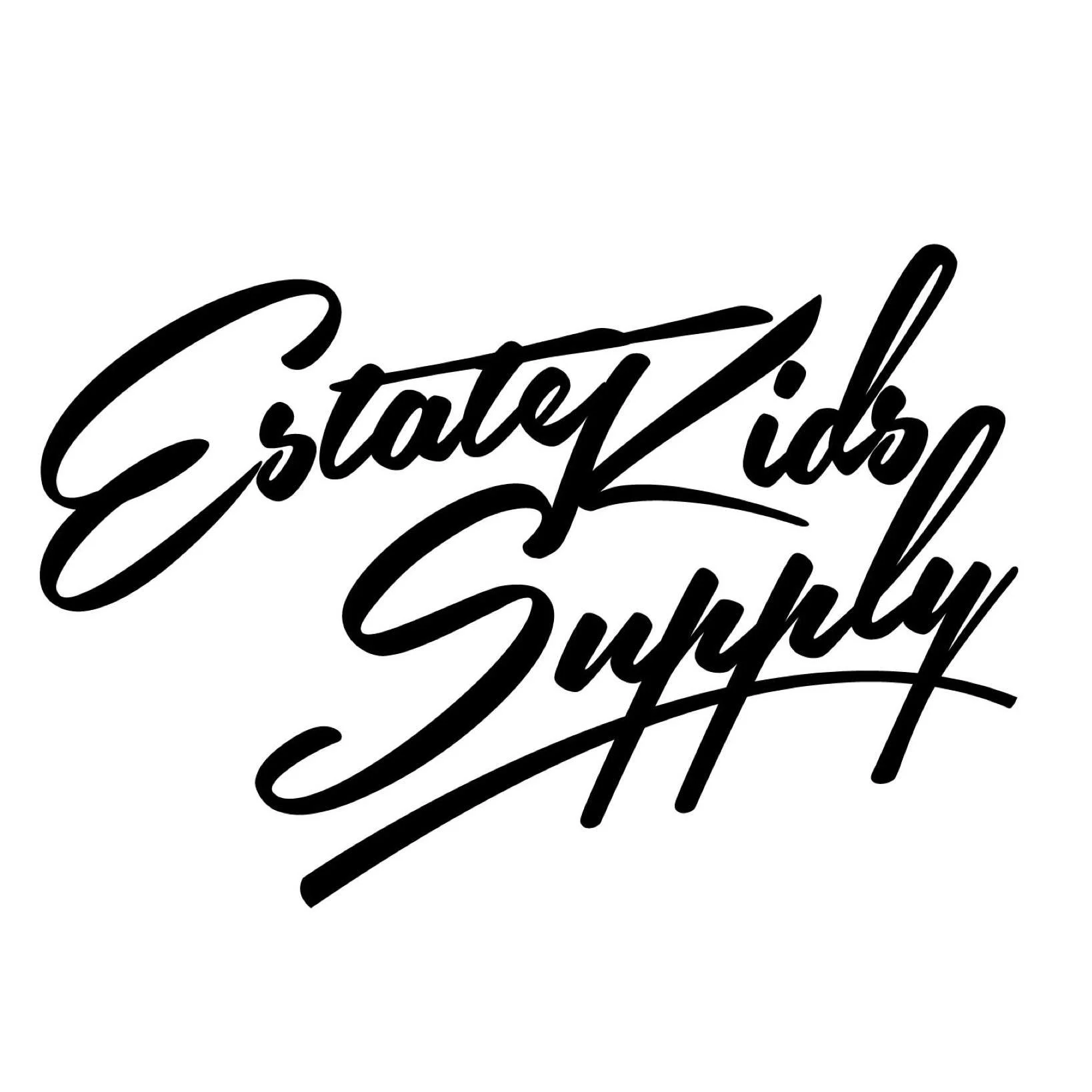 Black cursive text on a white background that reads, 'Eighty Kids Eighthly'.