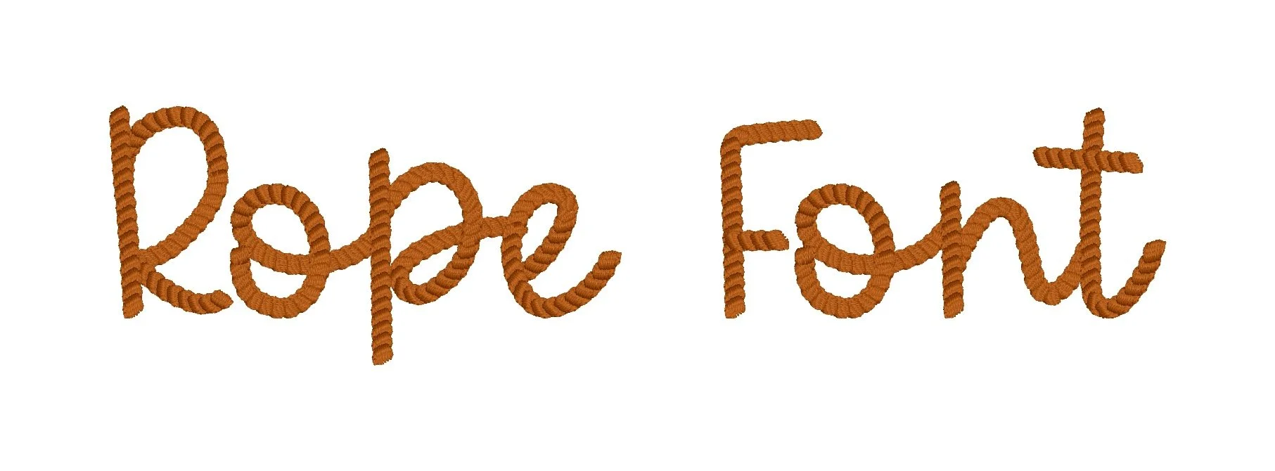 Rope Font