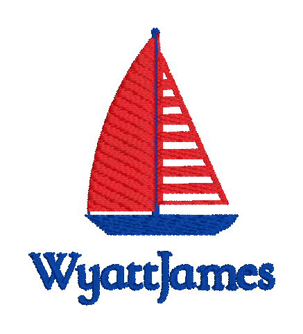 C025 — Sailboat Name Pair a classic sailboat with a personalized name for a clean coastal design. Make it yours: Choose the name, sailboat placement, lettering color, and sail colors. Font reference: S57 — Day Roman.
