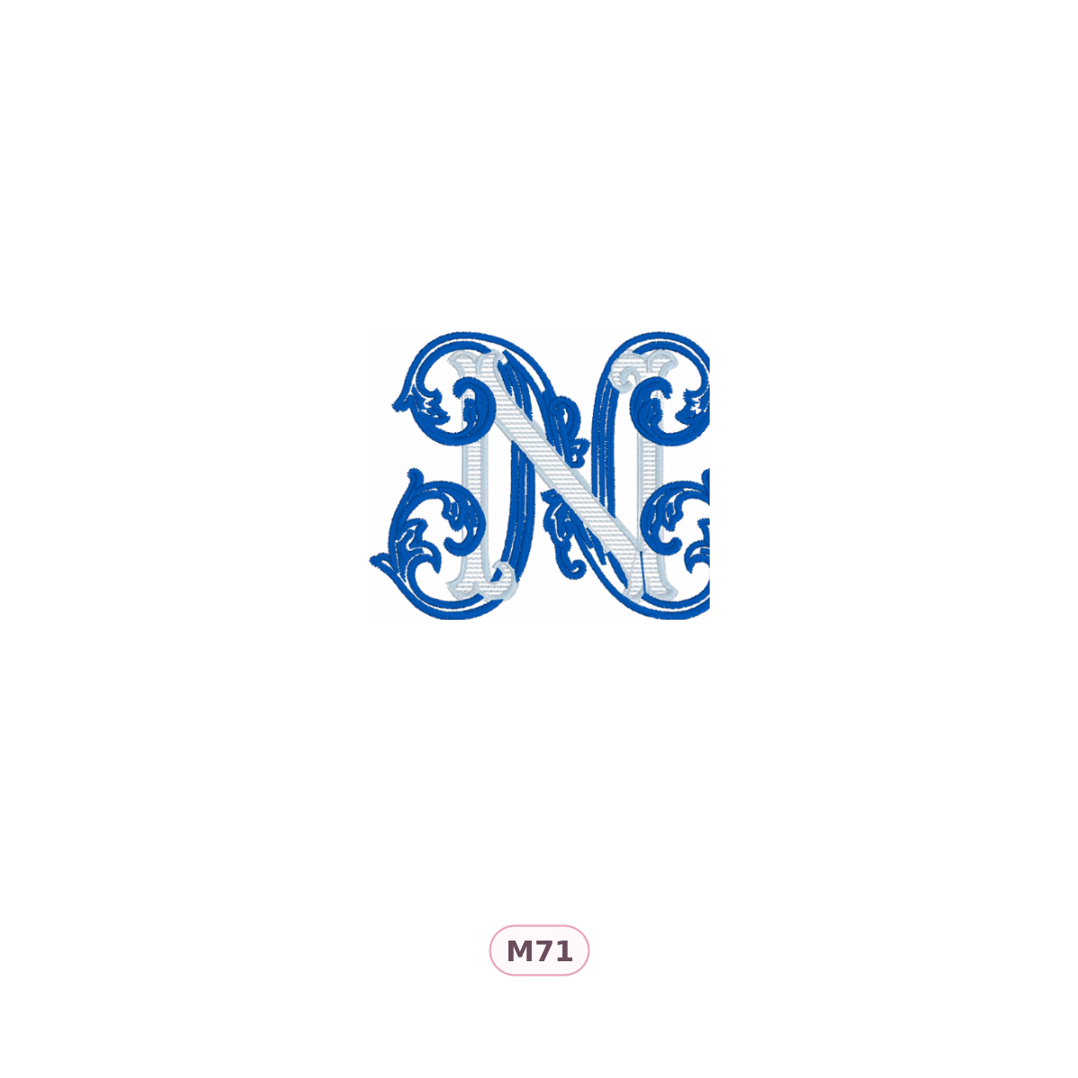 M71 · Ornate Single Initial