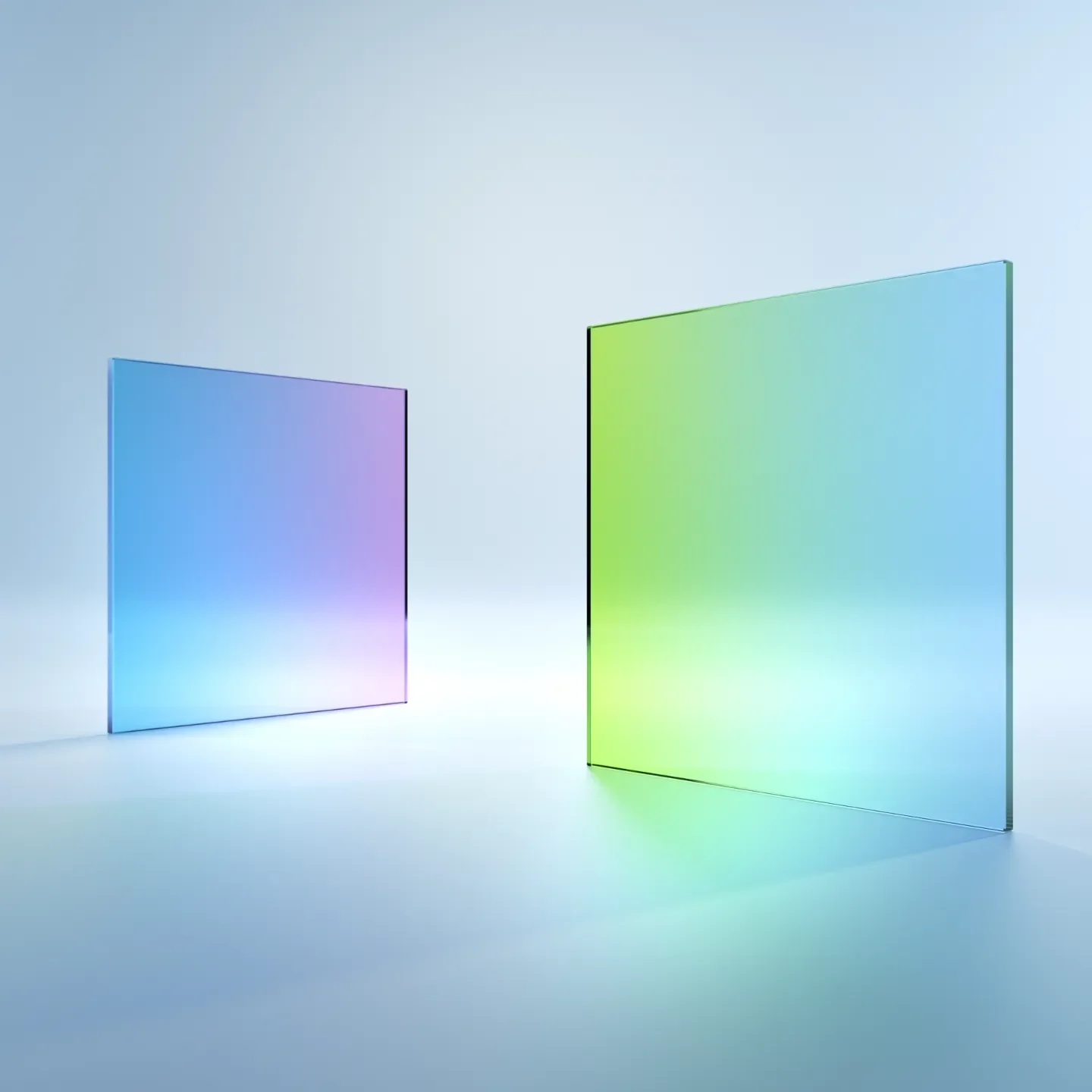 Two transparent gradient panels symbolizing Metheus Consultancy’s strategic partnerships consulting services, fostering collaboration, alliances, and business growth.