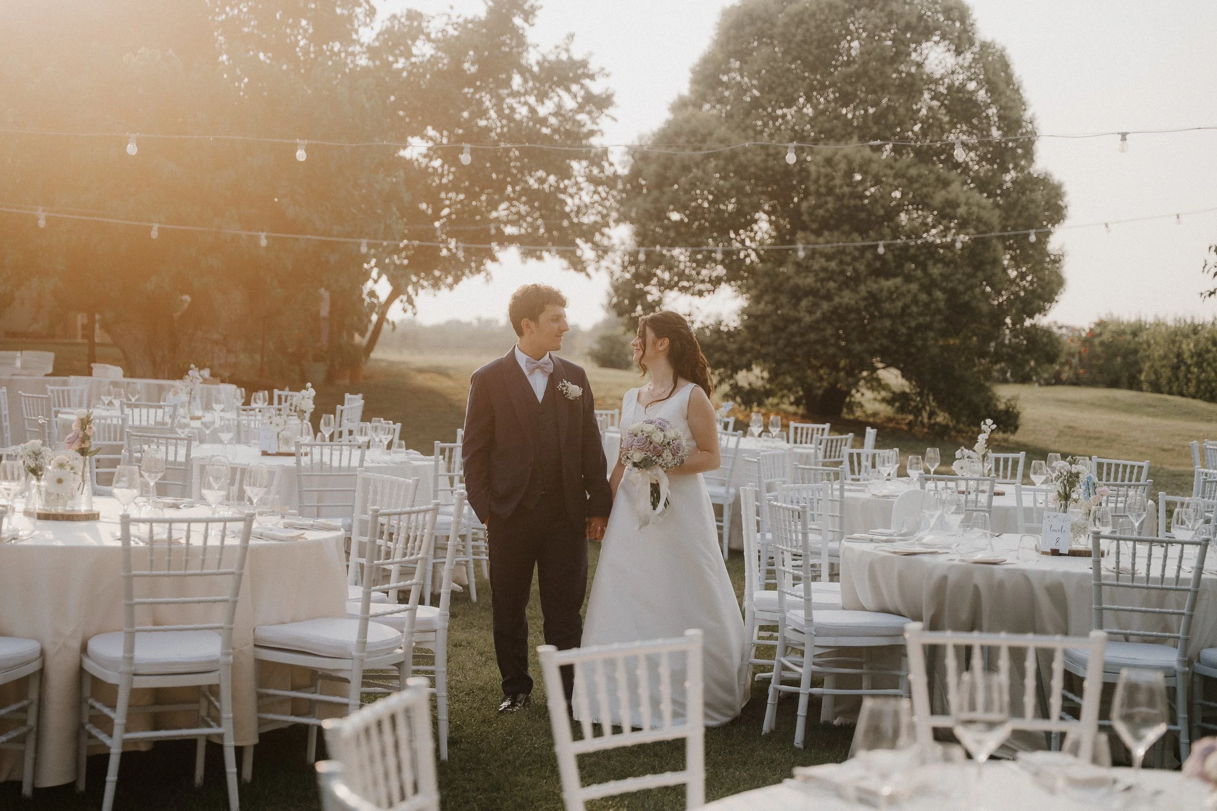 A romantic and relaxed wedding in the Italian countryside