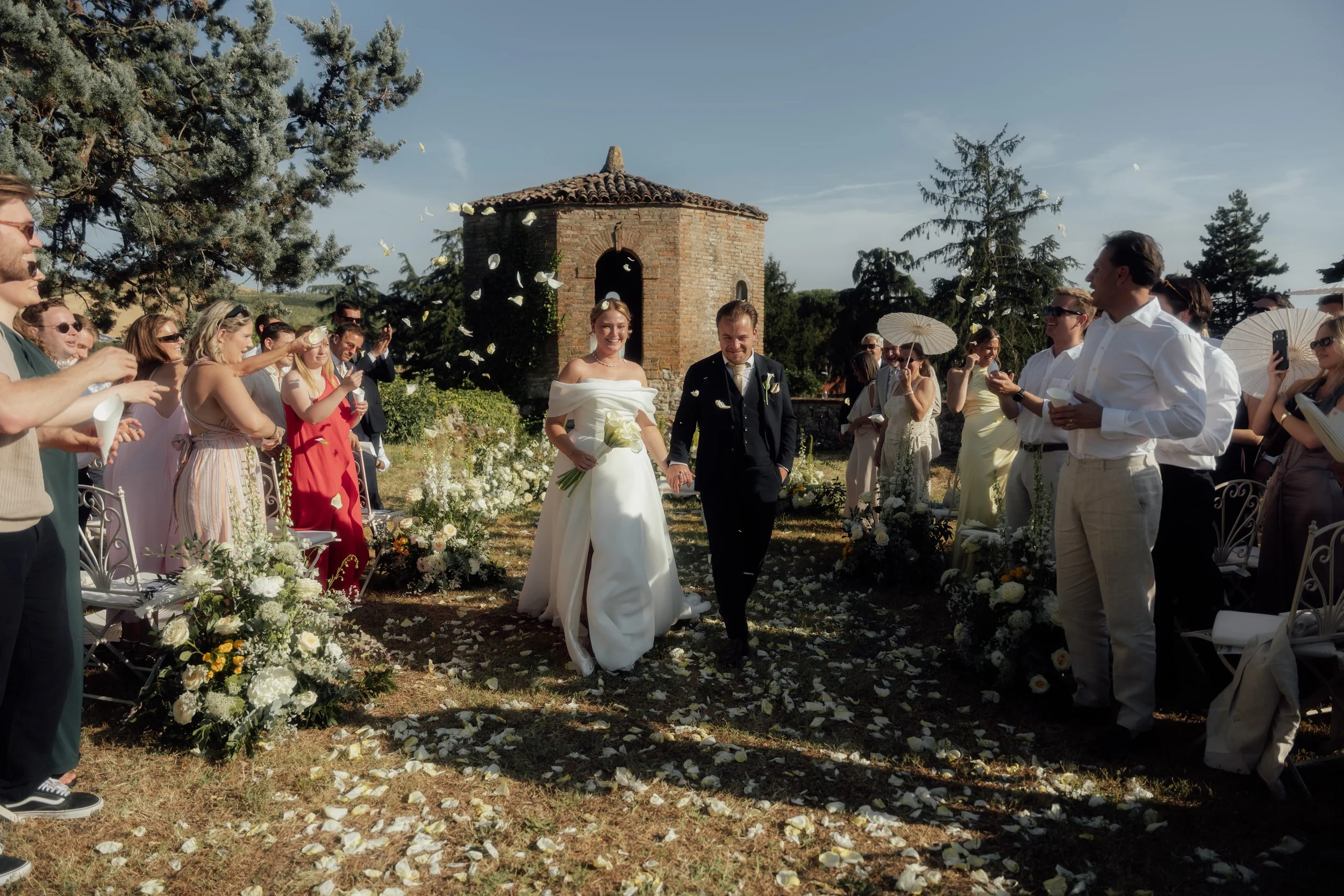 An Intimate Destination Wedding in Italy with timeless Castle Views