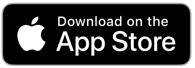 Apple logo with the text 'Download on the App Store' in black and white.