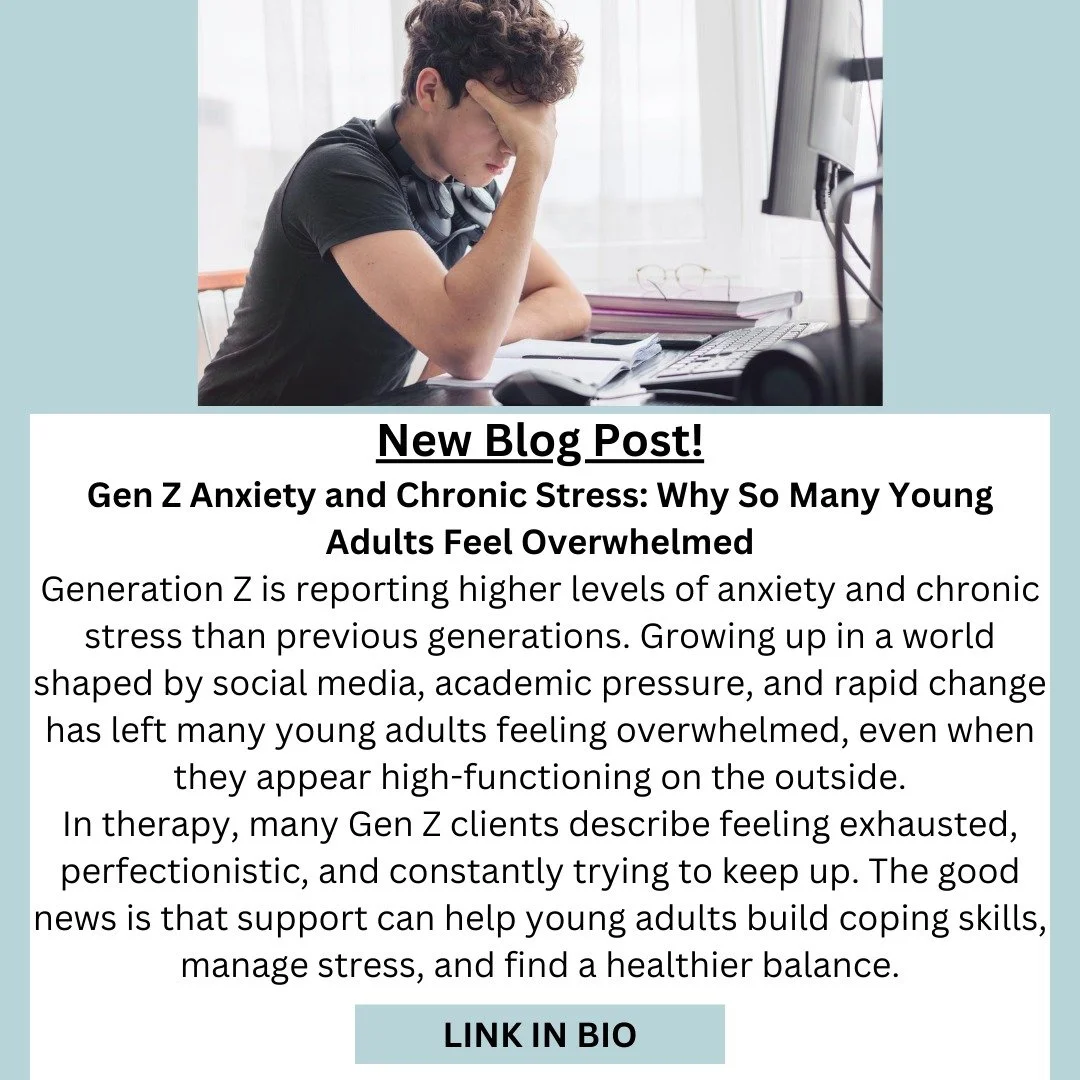 Gen Z is reporting higher levels of anxiety and chronic stress than previous generations.

Generation Z &mdash; typically those born between 1997 and 2012 &mdash; has grown up in a world shaped by social media, constant connectivity, academic pressur