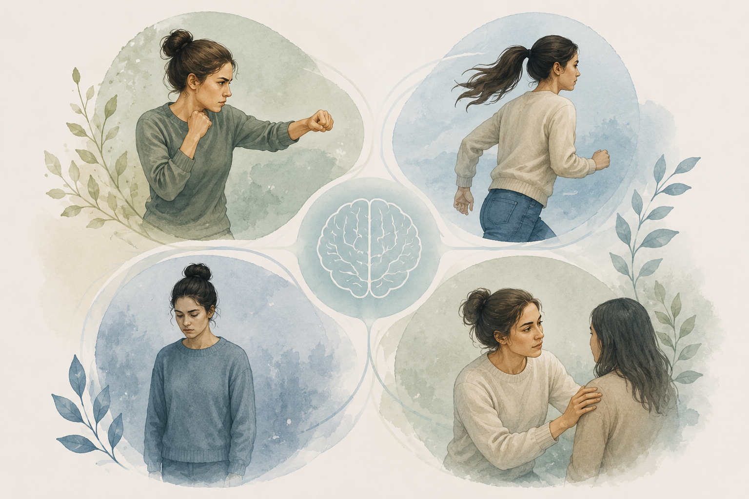 Your Body Was Trying to Protect You:                                                  The 4 Survival Responses</span>