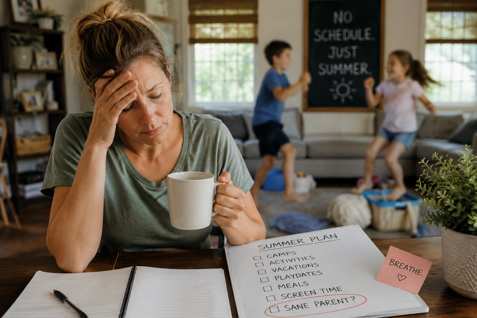 Summer Break or Summer Pressure? Letting Go of the Need to Keep Kids Busy