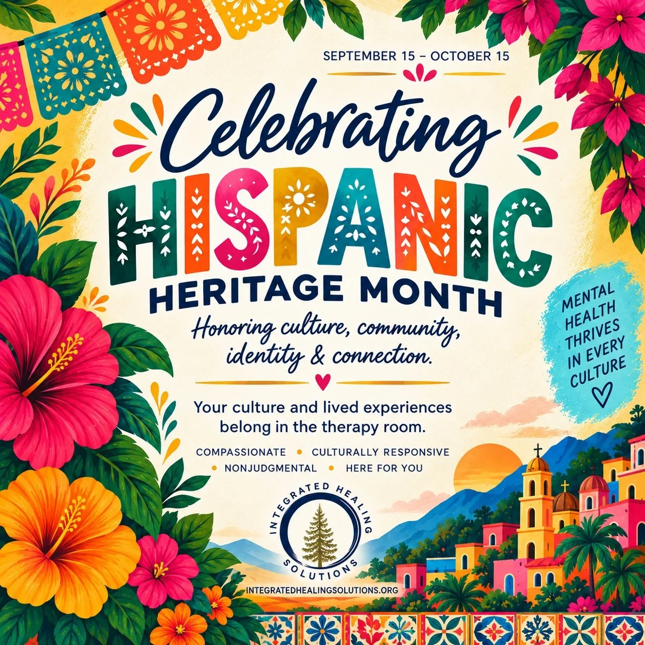 🌺 Celebrating Hispanic Heritage Month 🌺

Culture lives in so many places.

It can live in the food prepared from a family recipe that was never written down. In the music playing while everyone gathers. In the stories told by grandparents. In the l