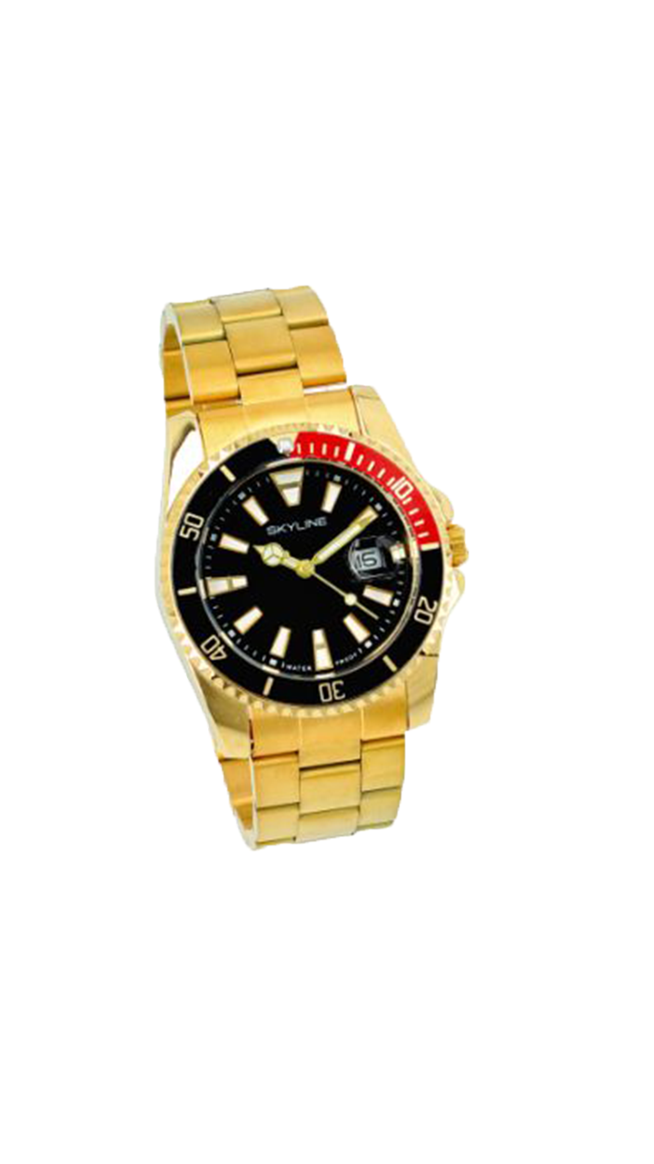 Cork Watch Gold/Black