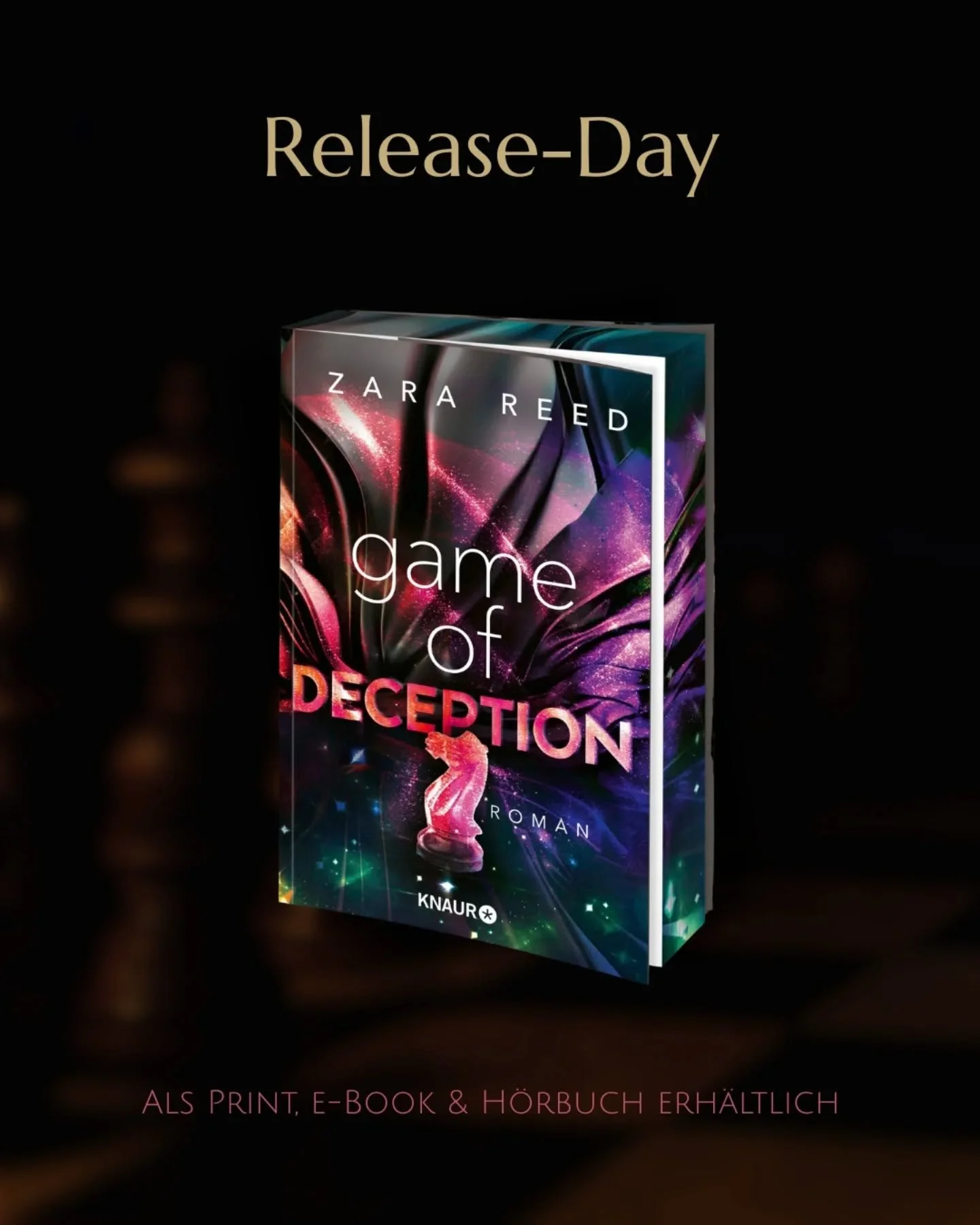 ☃️ Happy Bookbirthday Game of Deception! ☃️

In der Zwischenzeit liege ich leider mit Grippe im Bett ... Ich hoffe daher, dass ihr das Buch auch ohne gro&szlig;en Hokus-Pokus willkommem hei&szlig;t. 🧡 

Es war ein wilder Ritt und eine besondere Erfa