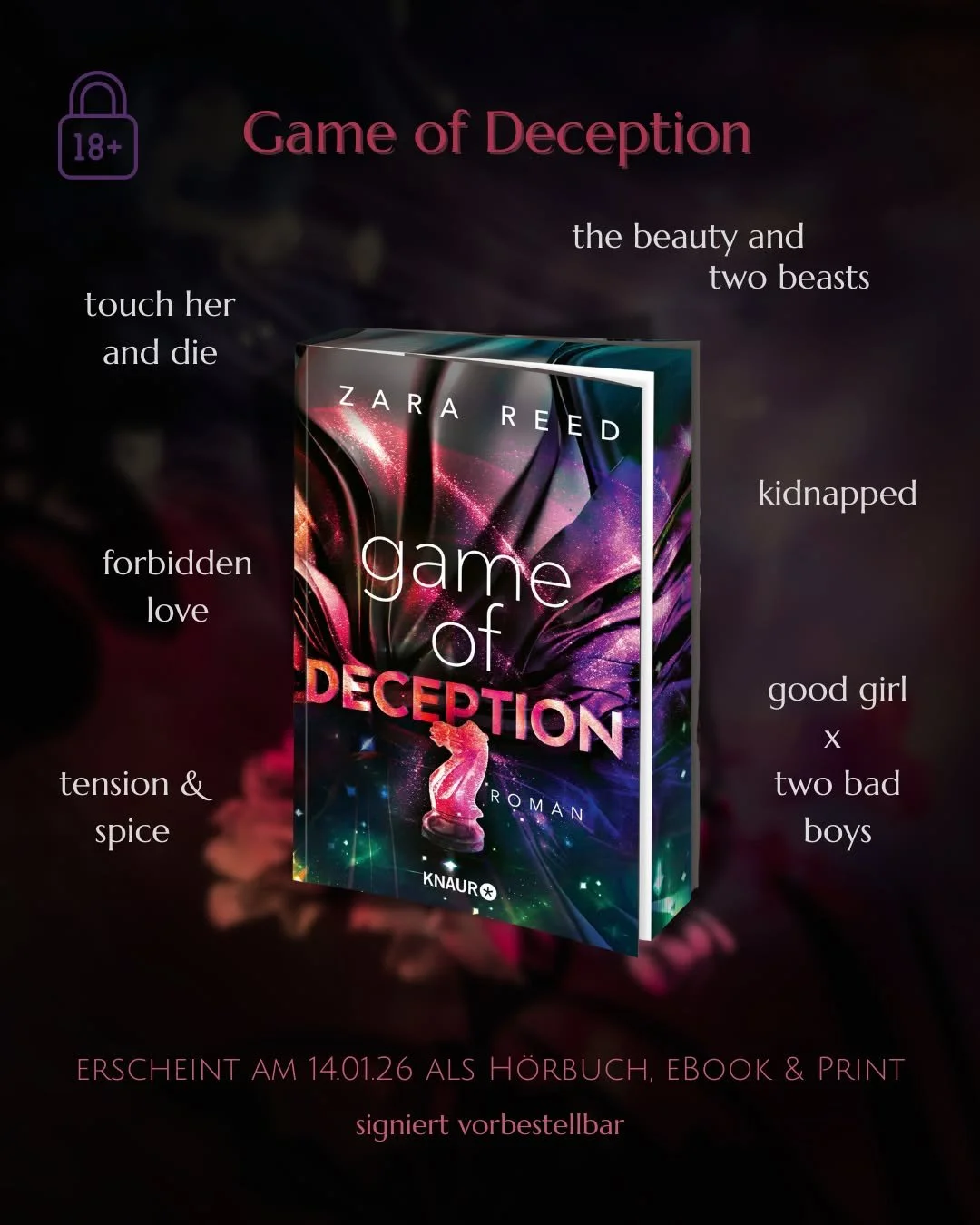 Im Januar erscheint Band 2 meiner Dark-Romance-Reihe und das vermutlich d&uuml;sterste Buch, was ich je geschrieben habe. Ich erinnere mich noch, wie ich mit @yasmindreyer Schokoladentipps ausgetauscht habe, damit wir beide trotzdem noch mit einigerm