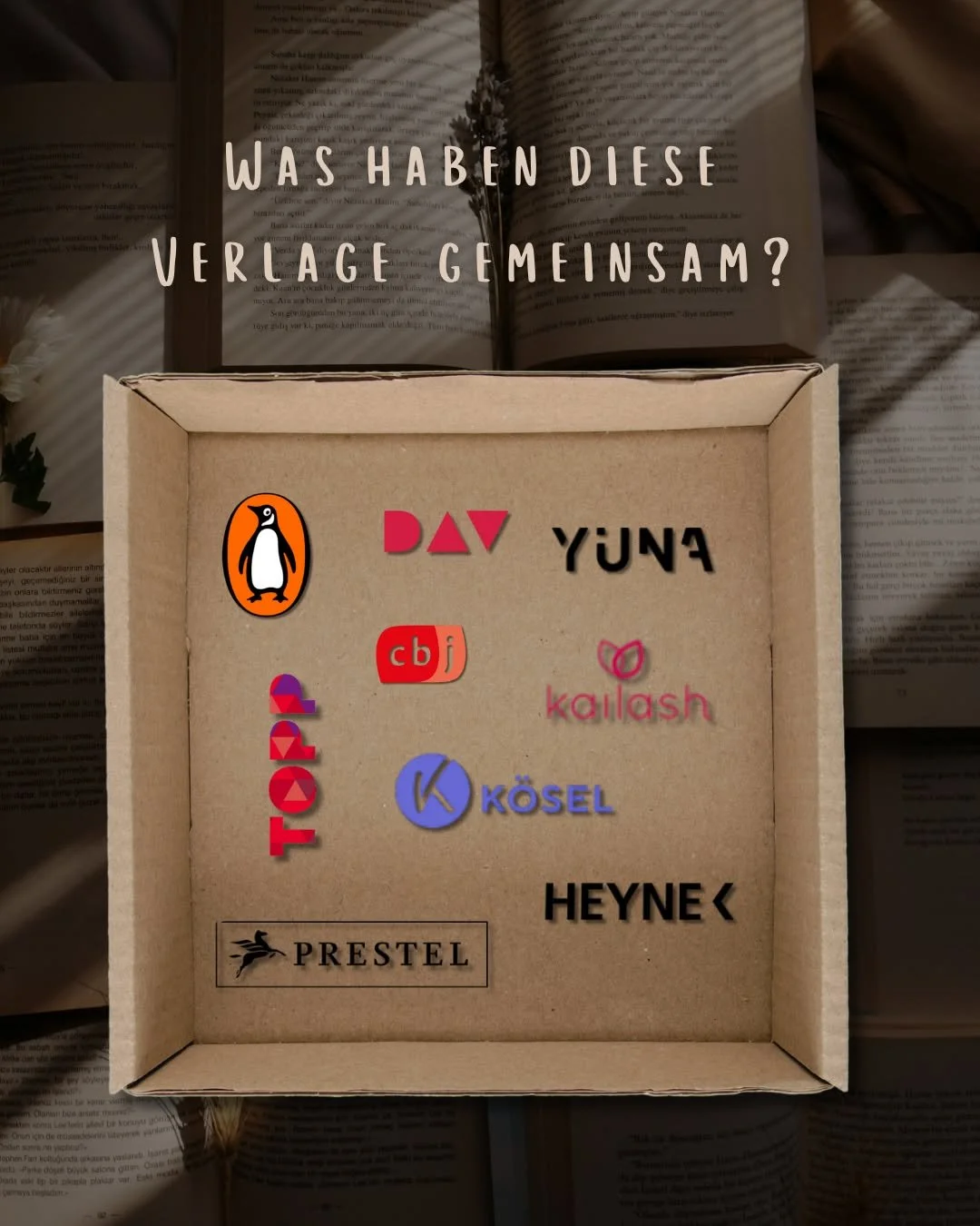 🔎 Buchbranche

Ihr habt euch von mir mehr Posts zum Thema Schreiben &amp; Buchbranche gew&uuml;nscht. Deswegen kommt hier Einblick Nr 1: Bertelsmann - Vom kleinen Verlagshaus zur gro&szlig;en Konzerngruppe.

❔️ Wusstet ihr, wie viele Verlage sich hi