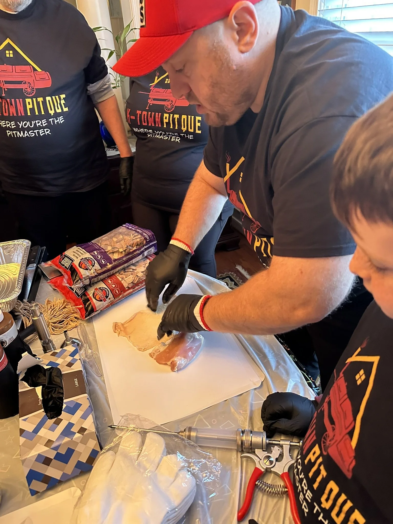 Scraping the Chicken Skin