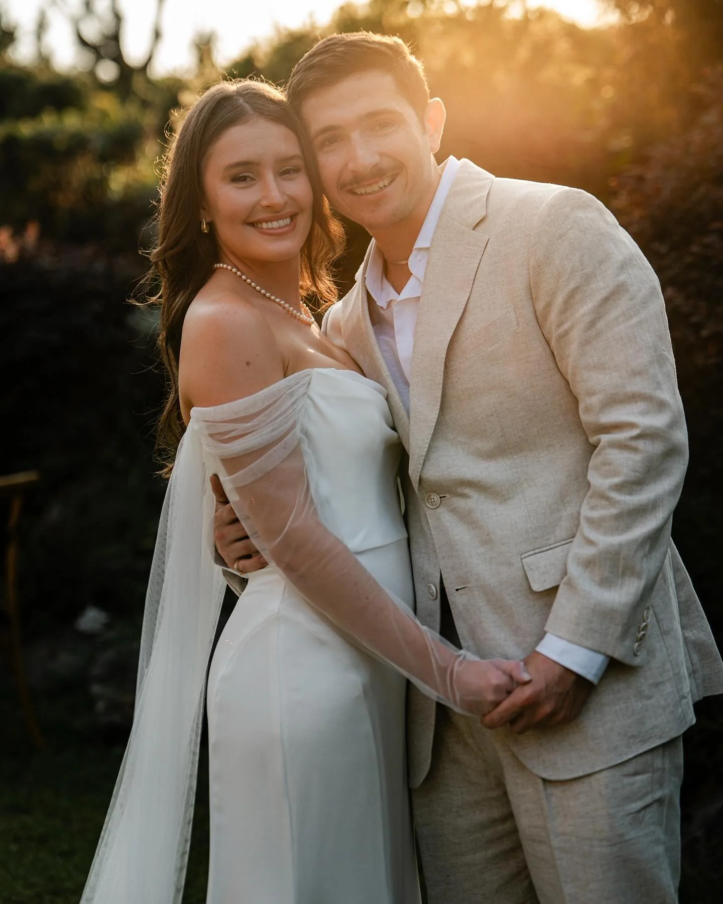 Gianna and Josh came from Florida and brought some extra warmth and light to the eternal city where they exchanged their vows in a beautiful Italian Garden and promised each other a lifetime of commitment and joy in front of their beautiful family an