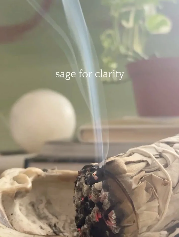 There has been a lot of chaotic and uncertain energy in the world right now, and we have been feeling it! If you&rsquo;re looking for clarity or something to clear out mental stuffiness, peppermint and white sage are a great combination. 

This combo