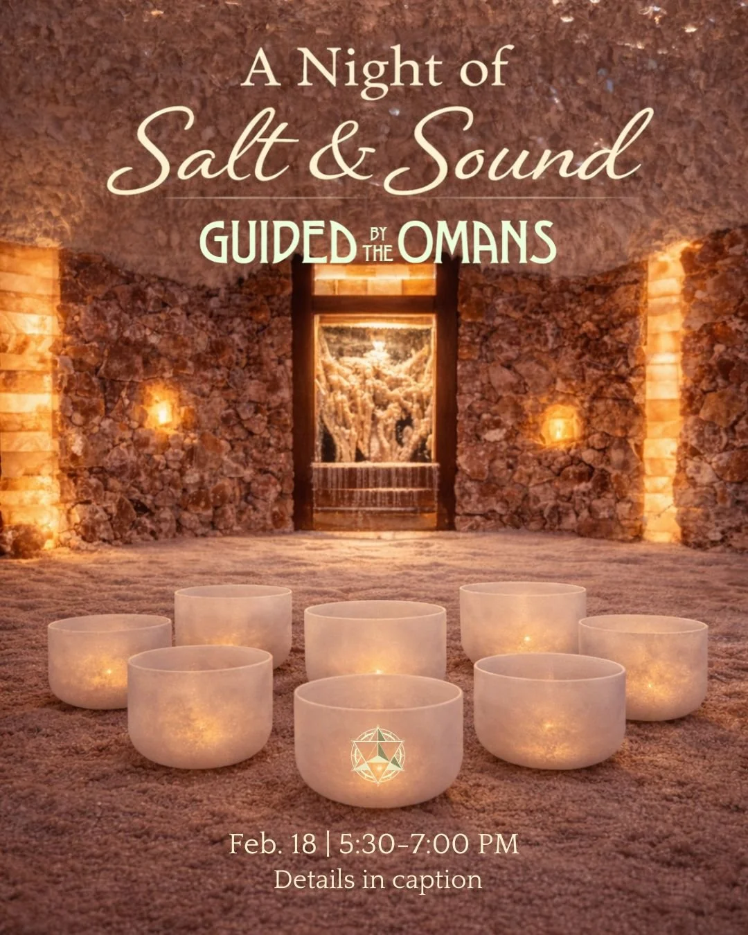 Welcome to sound healing in a salt cave! 
📍Salt Spa St. Augustine
🗓️ February 18 5:30-7:00 PM
🌀 Exchange: $88
💕 RSVP required 

We are excited to share a sound healing event we are doing this month at Salt Spa St. Augustine! This is a special one