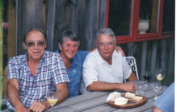 Phil, Betsy and Tom Garrett at George Payne’s Party, 1990's (Copy)