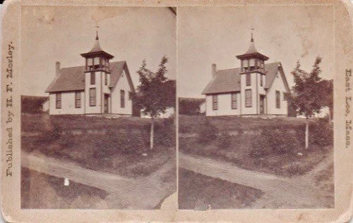 Mount Washington Church of Christ/Horse Carriage Shed on the Left
