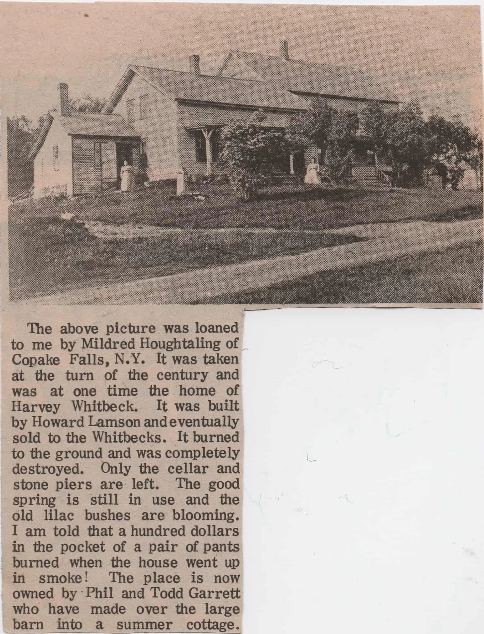 The Home of Harvey Whitbeck
