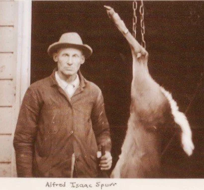Alfred Isaac Spurr with Deer