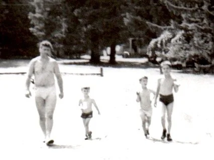 Walking From Rose Cottage to Bash Bish Falls - Uncle Albie, Albie, Tony and Sonny (Copy)