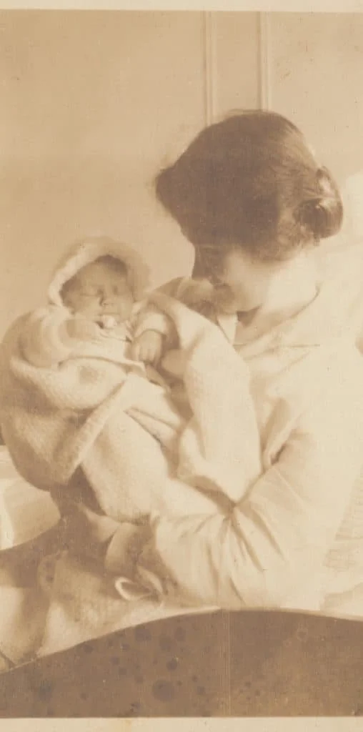 Kay Spence with Baby Jean (Copy)
