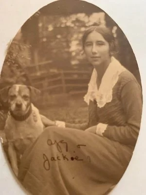 Adelaide and her dog Jackie