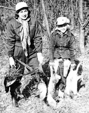 Betty and Nancy Wright, 1950's